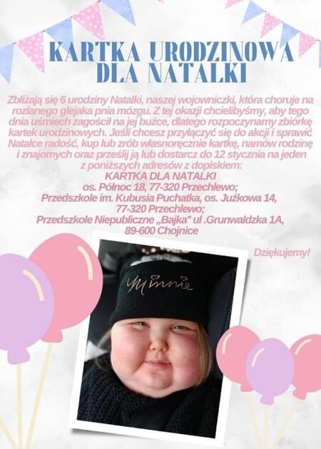 '' Kartka Urodzinowa dla Natalki ''